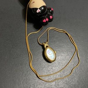 🖤Colibri💕Vtg watch necklace